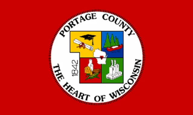 Portage County, Wisconsin, USA flag
