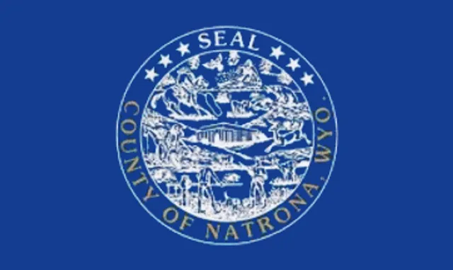 Natrona County, Wyoming, USA flag