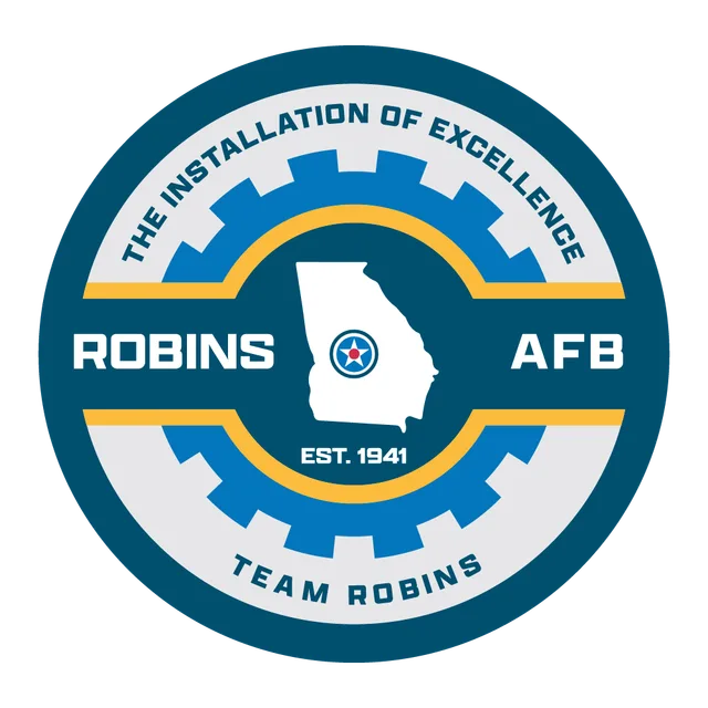 Robins Air Force Base, Georgia, USA flag