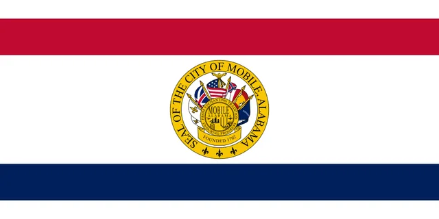 Mobile, Mobile County, Alabama, USA flag
