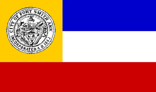 Fort Smith, Sebastian County, Arkansas, USA flag