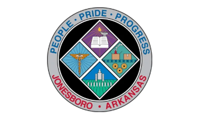 Jonesboro, Craighead County, Arkansas, USA flag