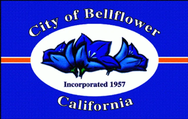 Bellflower, Los Angeles County, California, USA flag