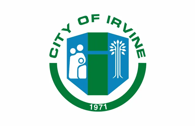 Irvine, Orange County, California, USA flag
