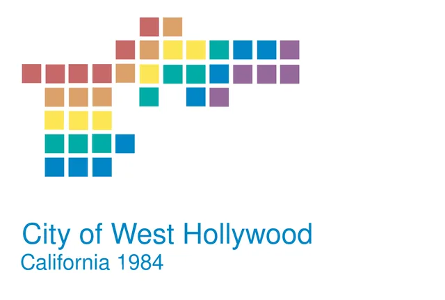 West Hollywood, Los Angeles County, California, USA flag