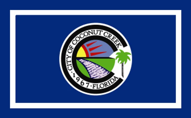 Coconut Creek, Broward County, Florida, USA flag