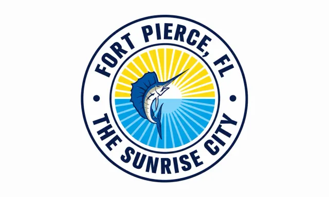 Fort Pierce, St. Lucie County, Florida, USA flag