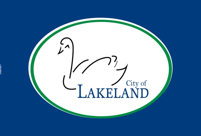 Lakeland, Polk County, Florida, USA flag