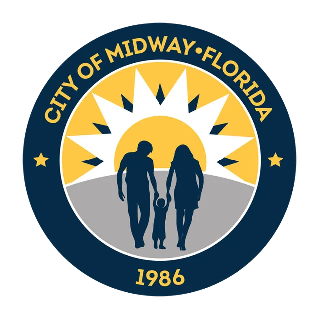 Midway, Gadsden County, Florida, USA flag