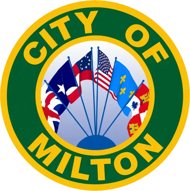 Milton, Santa Rosa County, Florida, USA flag