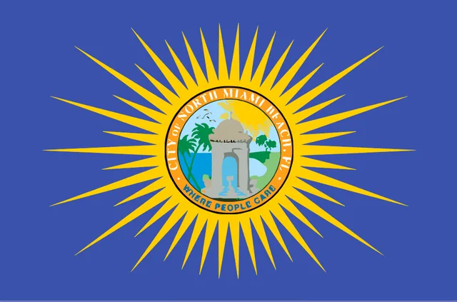 North Miami Beach, Miami-Dade County, Florida, USA flag