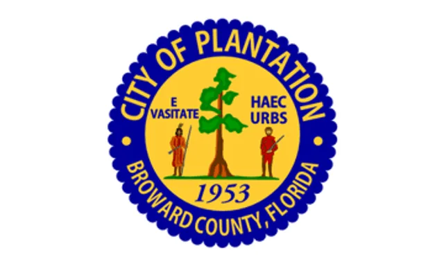 Plantation, Broward County, Florida, USA flag