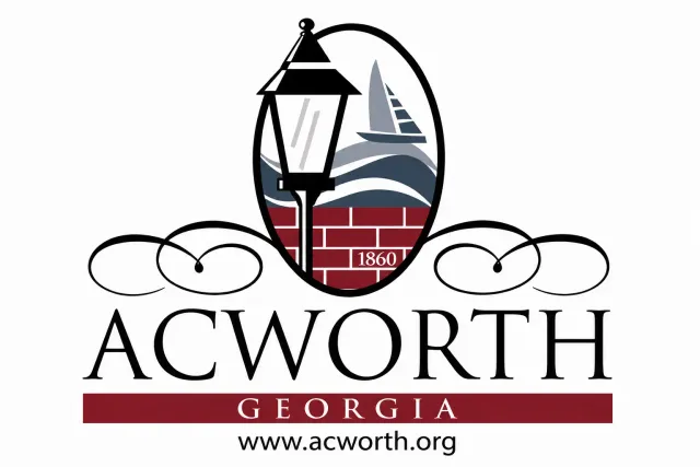 Acworth, Cobb County, Georgia, USA flag