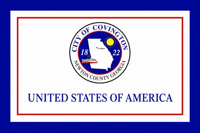 Covington, Newton County, Georgia, USA flag