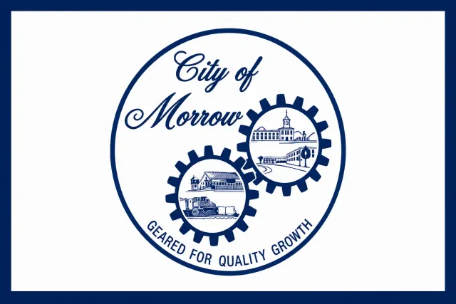Morrow, Clayton County, Georgia, USA flag