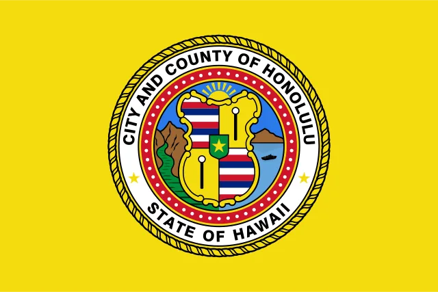 Honolulu, Honolulu County, Hawaii, USA flag