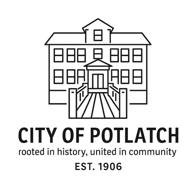 Potlatch, Latah County, Idaho, USA flag