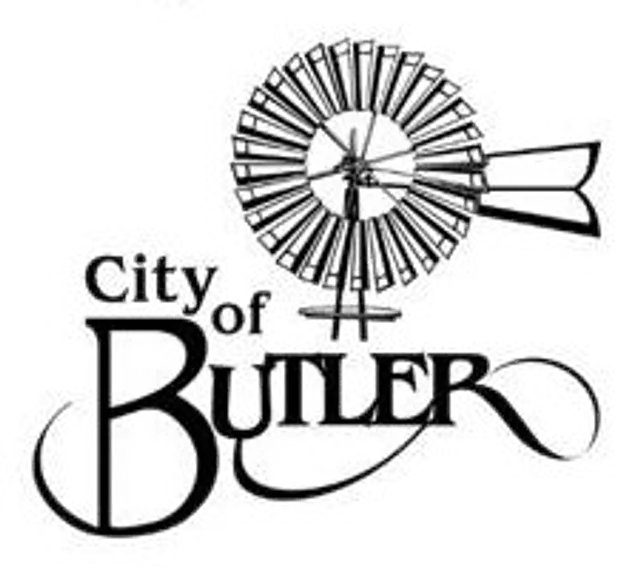 Butler, DeKalb County, Indiana, USA flag