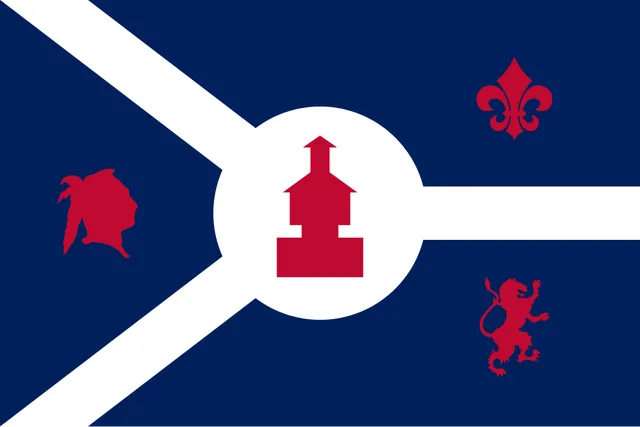 Fort Wayne, Allen County, Indiana, USA flag