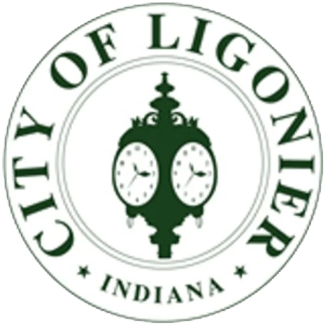 Ligonier, Noble County, Indiana, USA flag