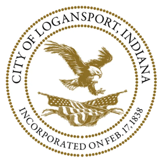 Logansport, Cass County, Indiana, USA flag