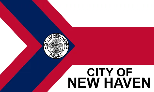 New Haven, Allen County, Indiana, USA flag