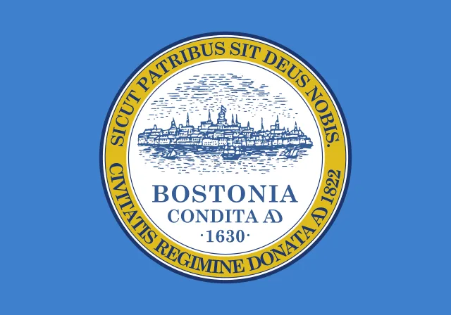 Boston, Suffolk County, Massachusetts, USA flag