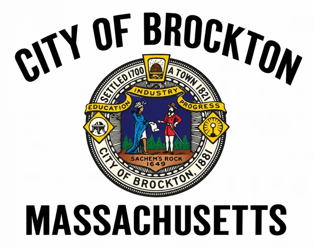 Brockton, Plymouth County, Massachusetts, USA flag