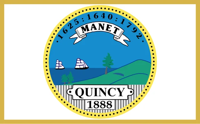 Quincy, Norfolk County, Massachusetts, USA flag