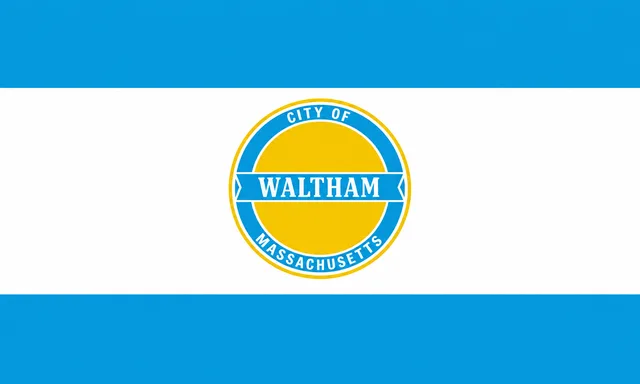 Waltham, Middlesex County, Massachusetts, USA flag