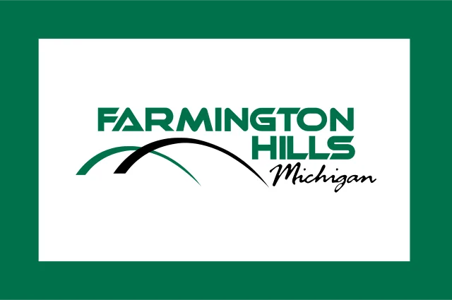 Farmington Hills, Oakland County, Michigan, USA flag
