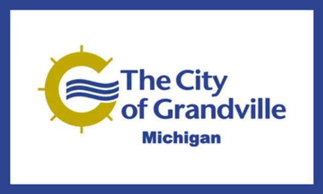 Grandville, Kent County, Michigan, USA flag