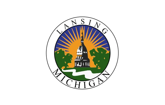 Lansing, Ingham County, Michigan, USA flag