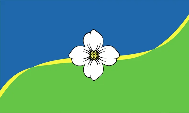 Flowood, Rankin County, Mississippi, USA flag