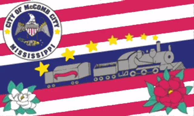 McComb, Pike County, Mississippi, USA flag
