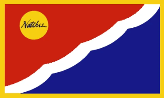 Natchez, Adams County, Mississippi, USA flag