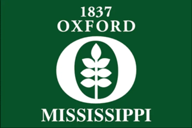 Oxford, Lafayette County, Mississippi, USA flag