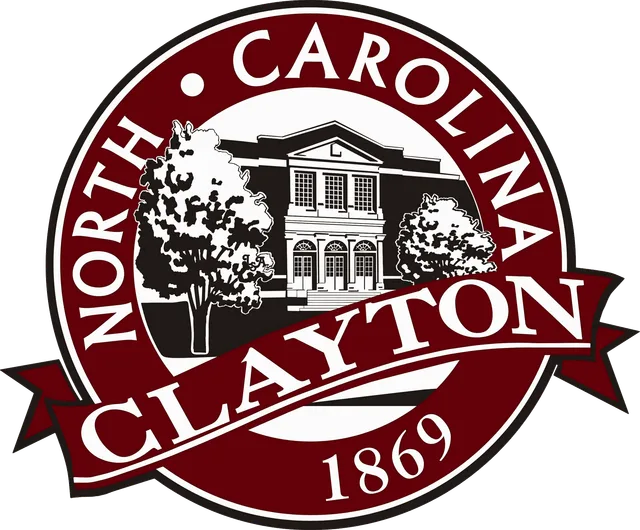 Clayton, Johnston County, North Carolina, USA flag