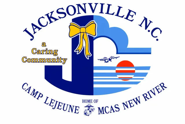 Jacksonville, Onslow County, North Carolina, USA flag