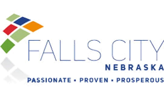 Falls City, Richardson County, Nebraska, USA flag