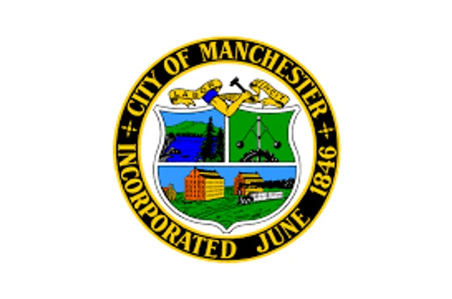 Manchester, Hillsborough County, New Hampshire, USA flag