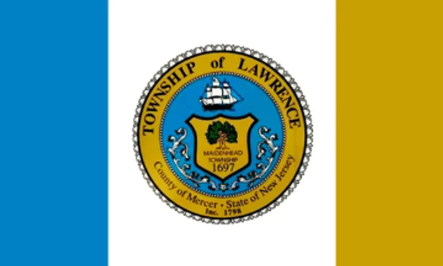 Lawrence Township, Mercer County, New Jersey, USA flag
