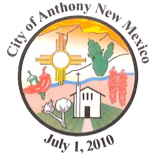 Anthony, Doña Ana County, New Mexico, USA flag