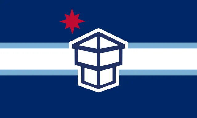 Toledo, Lucas County, Ohio, USA flag