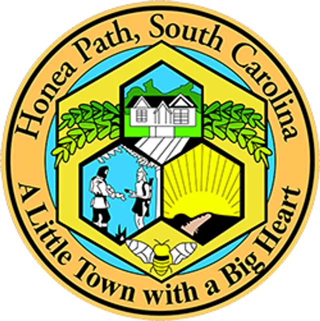 Honea Path, Anderson County, South Carolina, USA flag