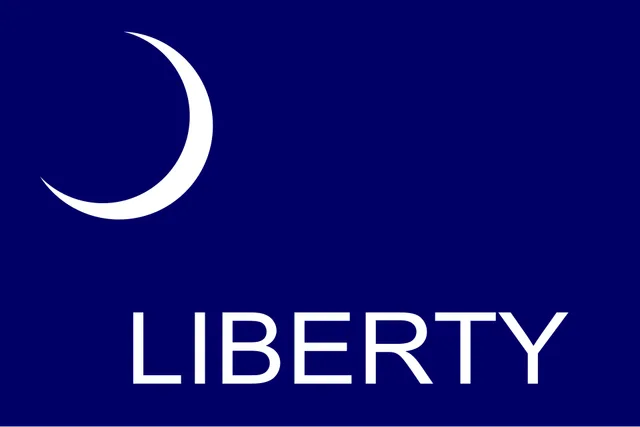 Liberty, Pickens County, South Carolina, USA flag