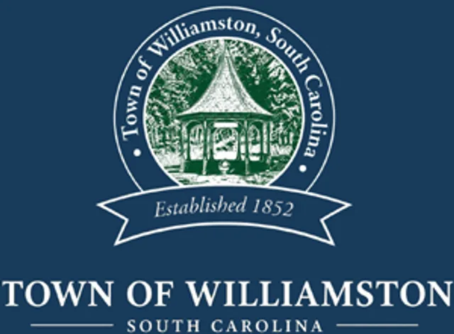 Williamston, Anderson County, South Carolina, USA flag