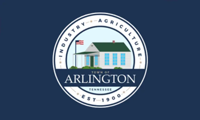 Arlington, Shelby County, Tennessee, USA flag