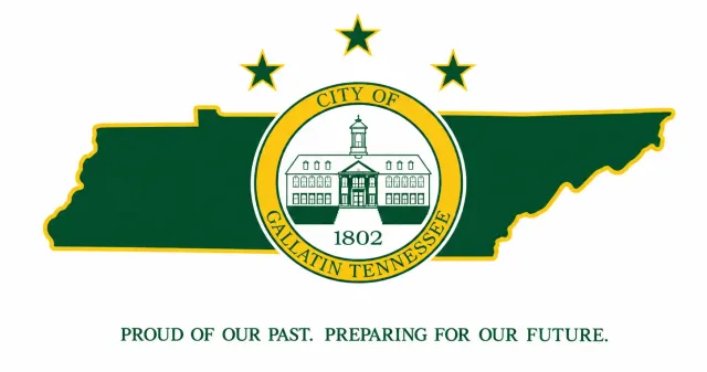 Gallatin, Sumner County, Tennessee, USA flag