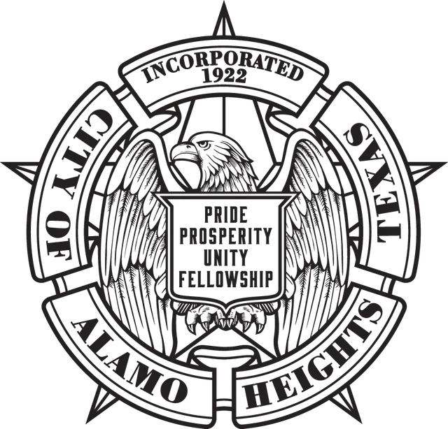 Alamo Heights, Bexar County, Texas, USA flag